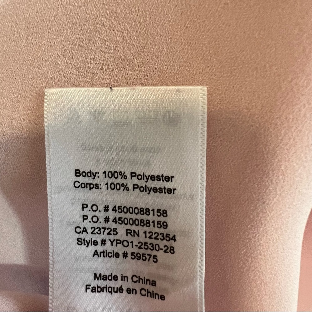 Babaton sleeveless Maddox blouse light pink with cut outs L excellent condition - Picture 11 of 12